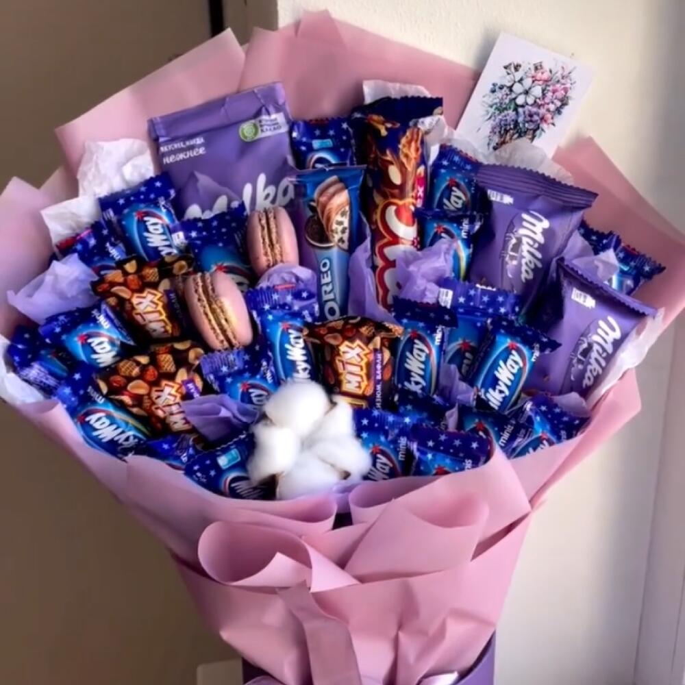 Букет из конфет Milka