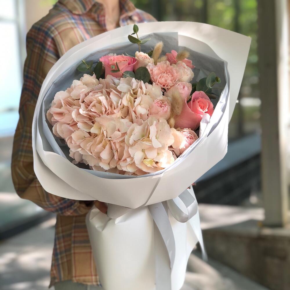 Микс с гортензией 18